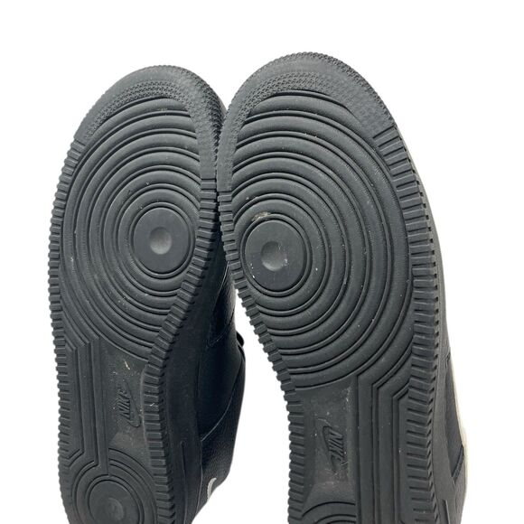 Nike Sneakers Mens 10 Black Air Force 1 Overbranding‎ Streetwear AJ7747-001
